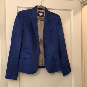 J Crew linen blazer size 10